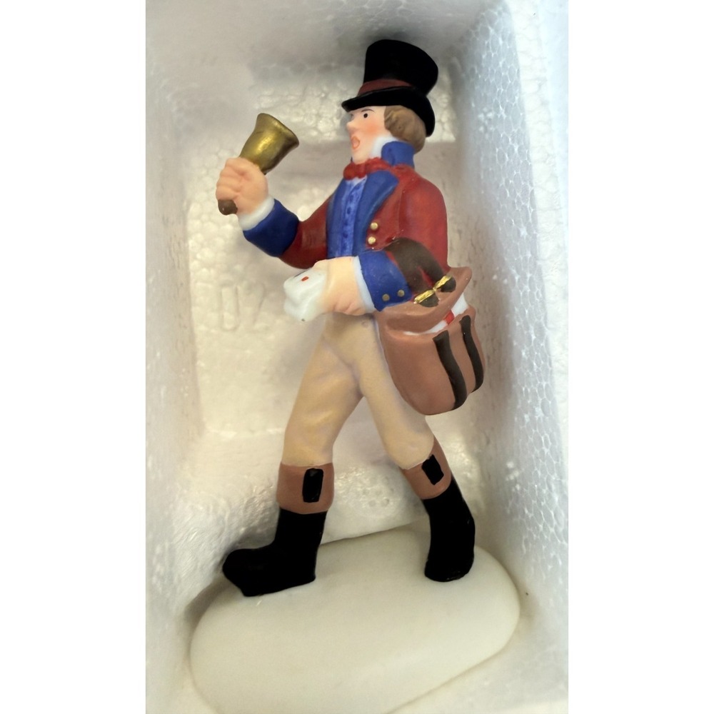 Department 56 Dickens Village Last Mail Call Of The Day Postman Figurine #56.5
